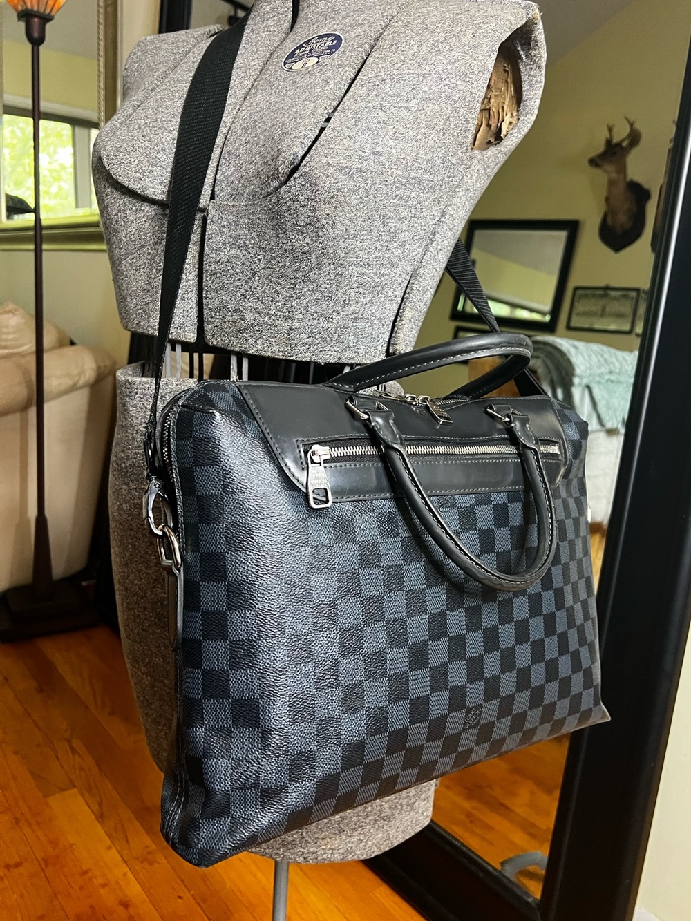 LOUIS VITTON PORTE-DOCUMENT NM DAMIER GRAPHITE BUSINESS BAG